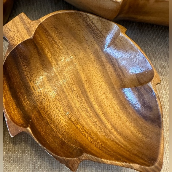 Vintage Monkey Pod Bowl Set - Picture 3 of 5